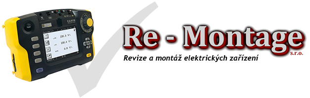 Re-montage.cz - revize a montáž elektrických zařízení